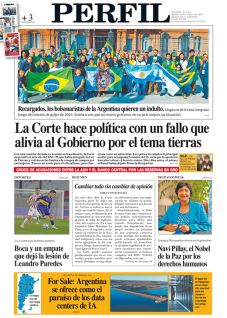 La tapa del Diario PERFIL del sábado 10 de octubre de 2026