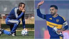Rodolfo "Vasco" Arruabarrena y Leandro Paredes