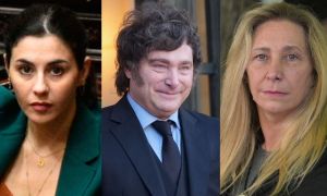 Marcela Pagano - Javier Milei - Karina Milei