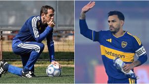Rodolfo "Vasco" Arruabarrena y Leandro Paredes