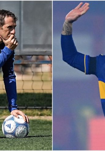 Rodolfo "Vasco" Arruabarrena y Leandro Paredes
