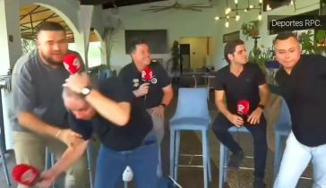 Periodistas de RPC corren tras el terremoto en Panamá