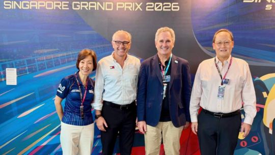 La sorpresa de la Fórmula 1: Pablo Quirno apareció en el Gran Premio de Singapur y pidió que vuelva a la Argentina