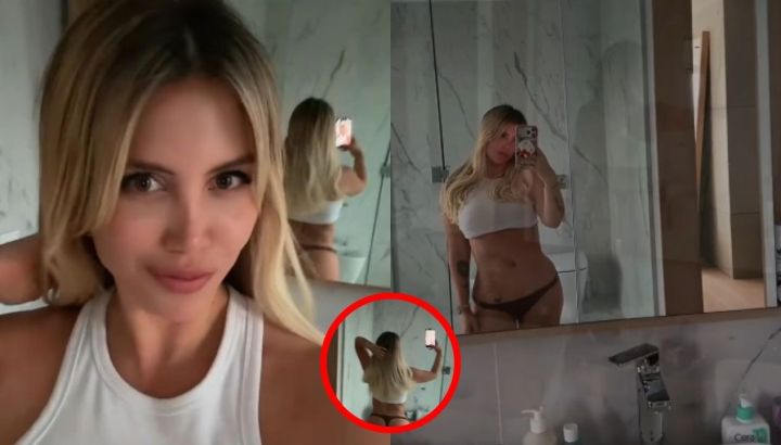 Wanda Nara mostró en ropa interior cómo quedó su físico tras bajar 10 kilos y prendió fuego la red