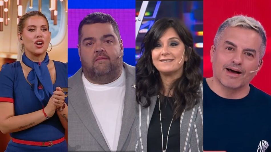 Wanda Nara, Darío Barassi, Edith Hermida y Ángel de Brito