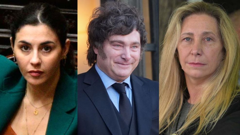Marcela Pagano - Javier Milei - Karina Milei