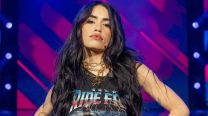 Lali Espósito recibió sus 35 años con un vestido asimétrico con lentejuelas y efecto metalizado súper glam