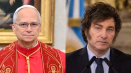 Papa León XIV y Javier Milei
