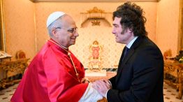 Papa León XIV y Javier Milei