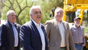 Martin Llaryora junto a Eduardo Accastello