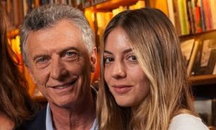 Mauricio Macri y su hija Antonia