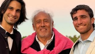 Gustavo Yankelevich y sus nietos, Franco y Valentín