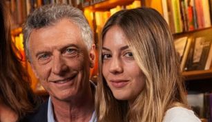 Mauricio Macri y su hija Antonia 