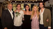 Gustavo Yankelevich, Valentín Yankelevich, Azul Giordano, Cris Morena y Franco Yankelevich