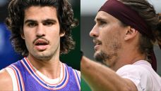 Carlos Alcaraz y Alexander Zverev