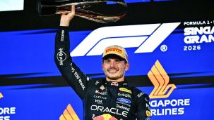 Max Verstappen en el GP Singapur