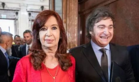 Cristina Kirchner y Javier Milei