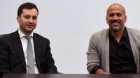 Stéfano Di Carlo y Juan Sebastián Verón