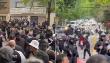 El enfrentamiento entre los hinchas de All Boys y la policía