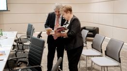 Reunión Luis Caputo y Kristalina Georgieva
