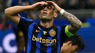 Lautaro Martínez en la Champions League