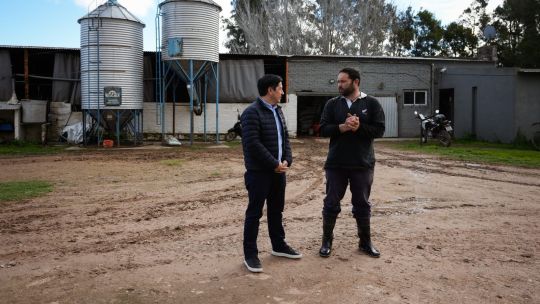 Nardini visitó Suipacha y comenzó a recorrer la provincia luego de anunciar su candidatura