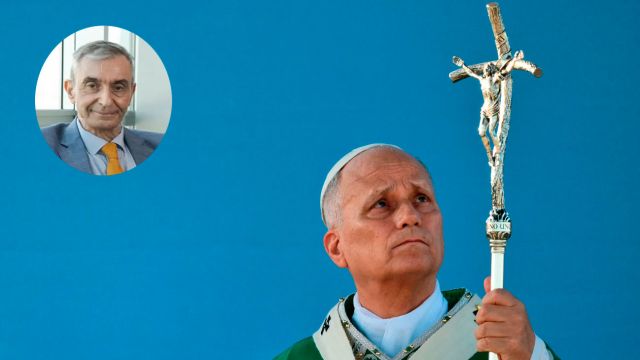 El Papa León XIV y Nelson Castro