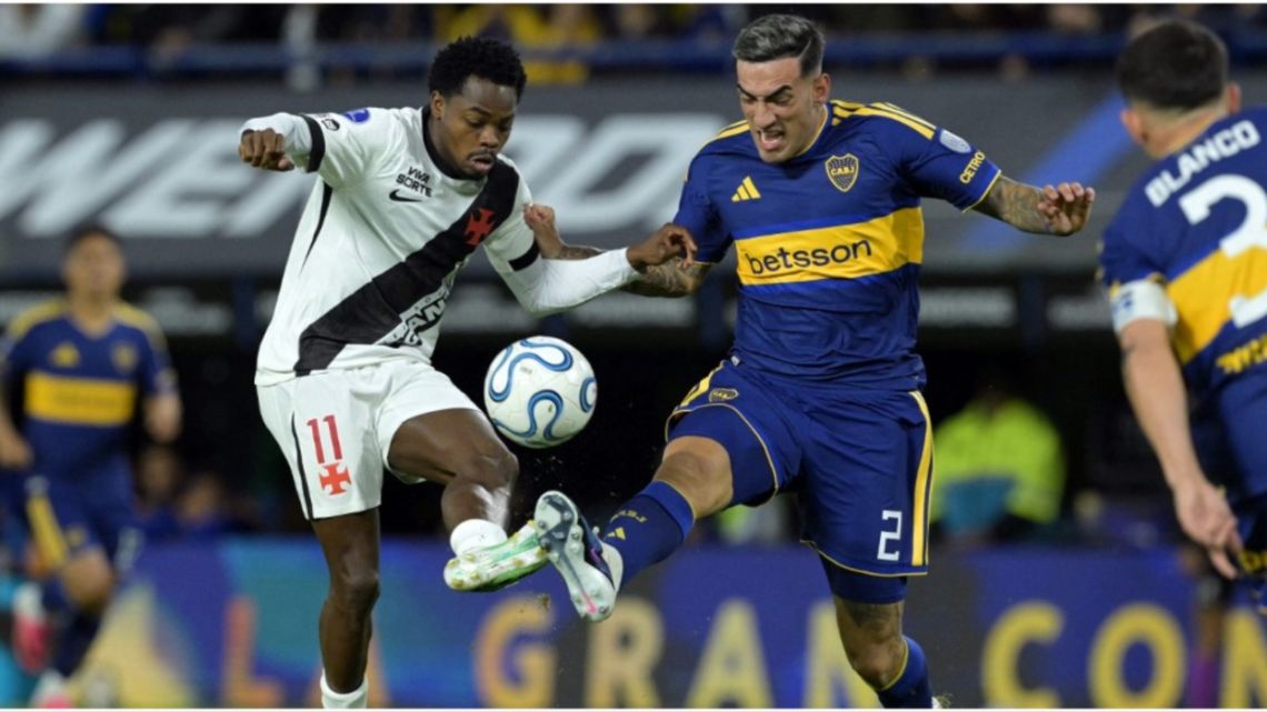 Jogo entre Boca e Vasco da Gama, pela Copa Sul-Americana: acompanhei a partida ao vivo