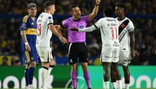 Piero Maza en Boca vs Vasco
