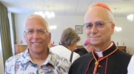 El papa León XIV y su hermano Louis Prevost