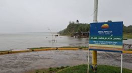 Río Paraná en la costa de Ituzaingó