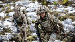 Soldados británicos en Malvinas