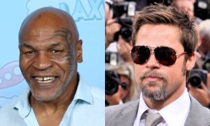 Mike Tyson y Brad Pitt