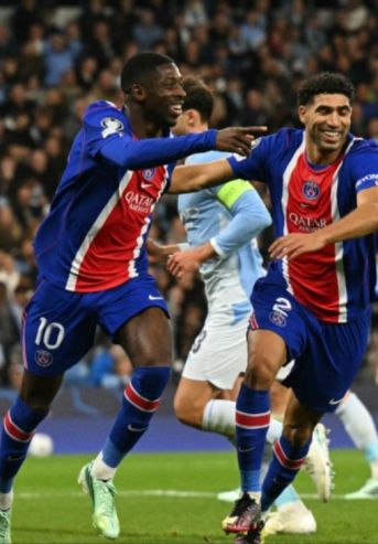 Manchester City vs PSG - Ousamen Dembélé