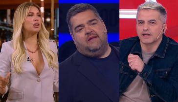 Wanda Nara, Darío Barassi y Ángel de Brito