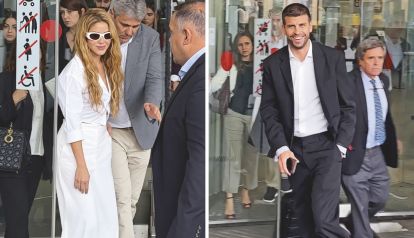Shakira y Piqué, cara a cara