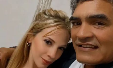 Jorge “Roña” Castro y su novia, Noelia Vigliarolo