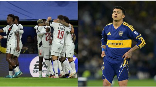 Boca perdió y se complicó en la Sudamericana: cayó 1-0 ante Vasco da Gama y quedó obligado a remontar
