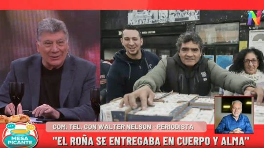 Walter Nelson enalteció la figura 'Roña' Castro y recordó sus comienzos: "Explosivo y carismático"