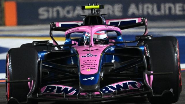 Franco Colapinto en el GP Singapur