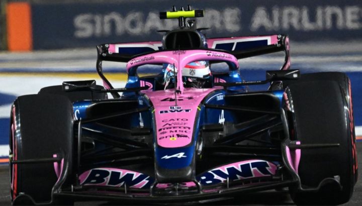 Franco Colapinto en el GP Singapur
