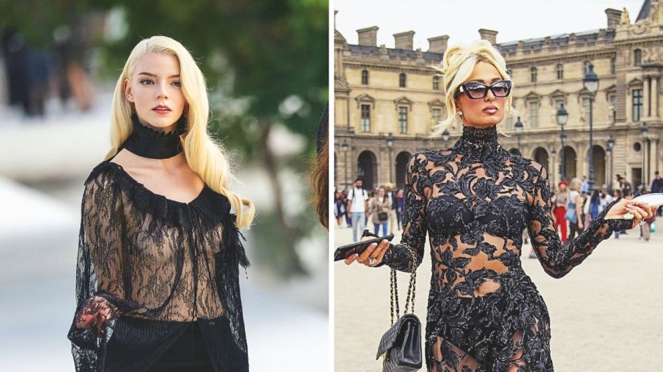 El naked dress fue una de las grandes tendencias de las semanas de la moda de París y Milán