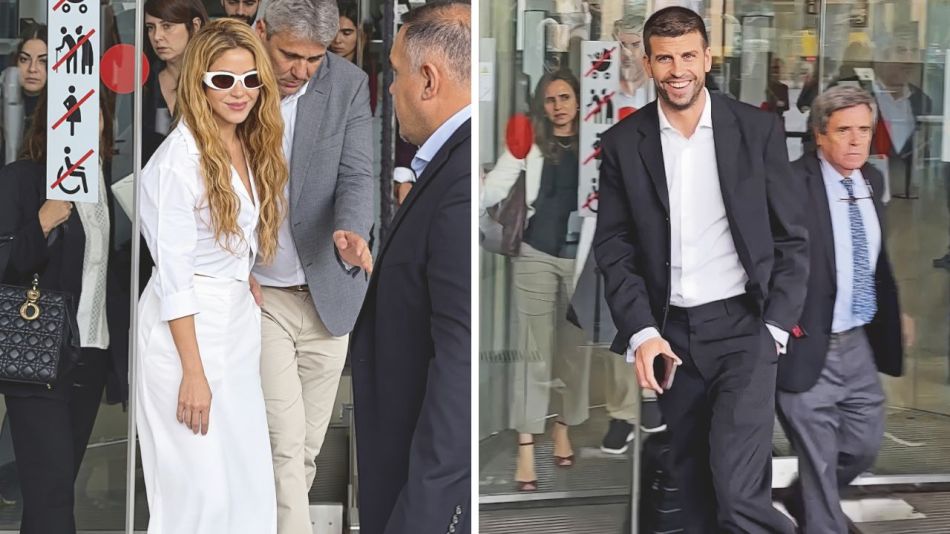 Shakira y Piqué, cara a cara