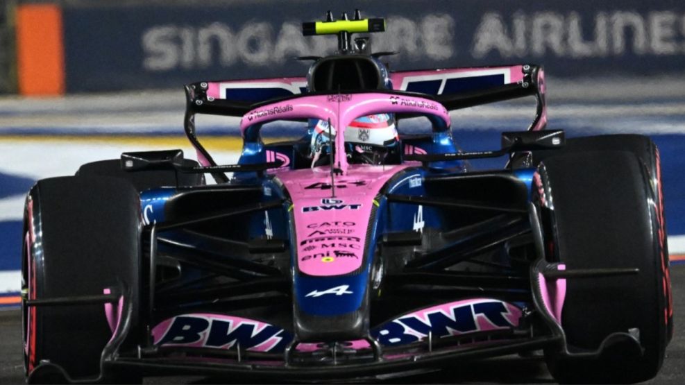 Franco Colapinto en el GP Singapur