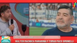 Walter 'Chino' Machuca Maradona y Diego Maradona