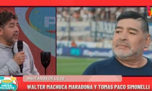 Walter 'Chino' Machuca Maradona y Diego Maradona