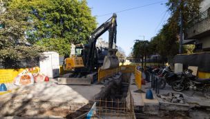 Obras pluviales en barrios porteños