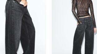 Ideas de look con jeans anchos