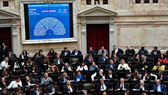 La oposición no logró abrir la sesión por el DNU 70 y la tensión estalló afuera del Congreso