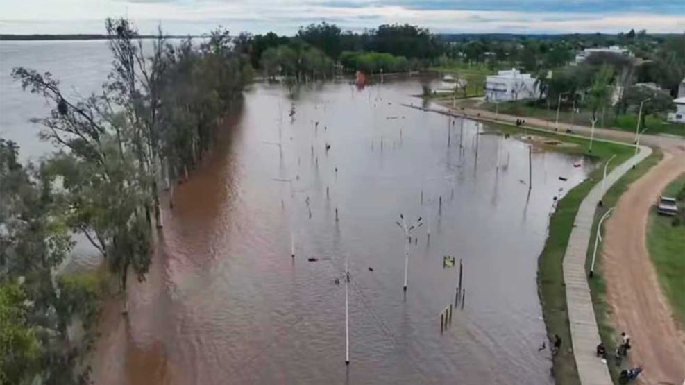 El Niño golpea el litoral: provocó inundaciones en Entre Ríos y Corrientes 